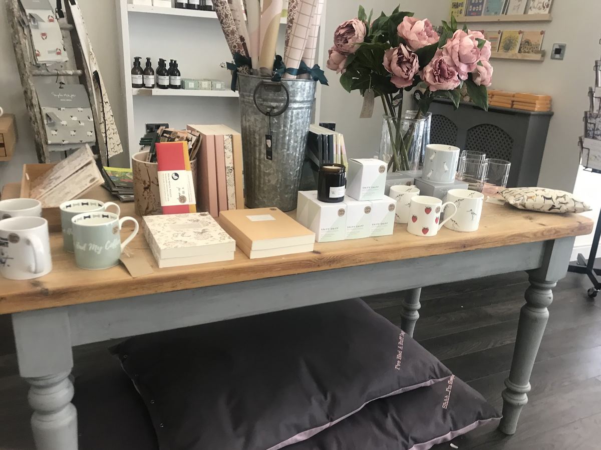 Home, gift and beauty products at Dudley & George's
